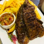 Ojo de bife con guarnición a elección